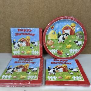 The Farm Birthday Party Dinner Plates And Napkins 2007 Special Occasions